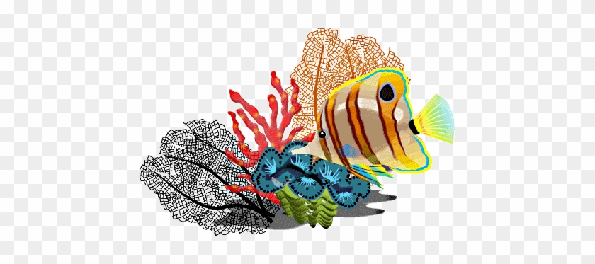 Image Of School Of Fish Clipart - Free Tropical Fish Clip Art #860688
