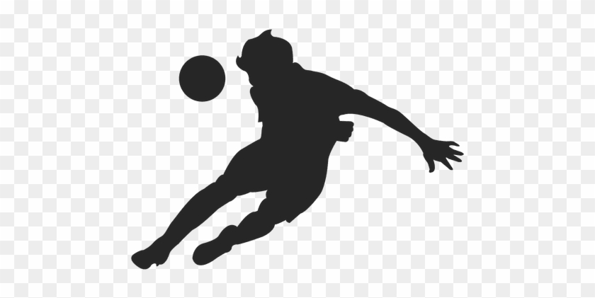 Footballer Hitting Ball - Football Silhouette Sequence #860694