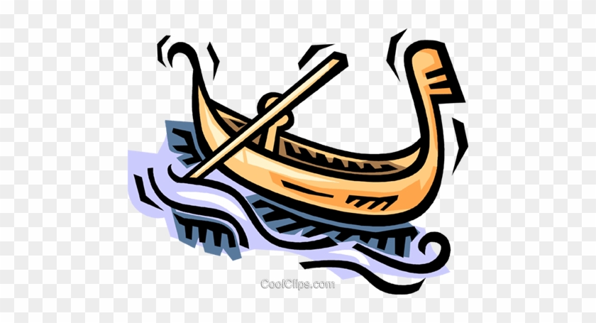Gondola Royalty Free Vector Clip Art Illustration - Gondola Royalty Free Vector Clip Art Illustration #860735