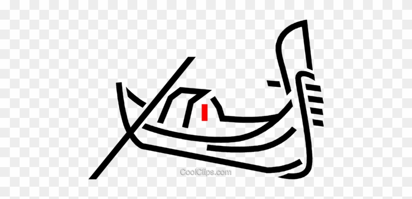 Gondola Royalty Free Vector Clip Art Illustration - Gondola Royalty Free Vector Clip Art Illustration #860739