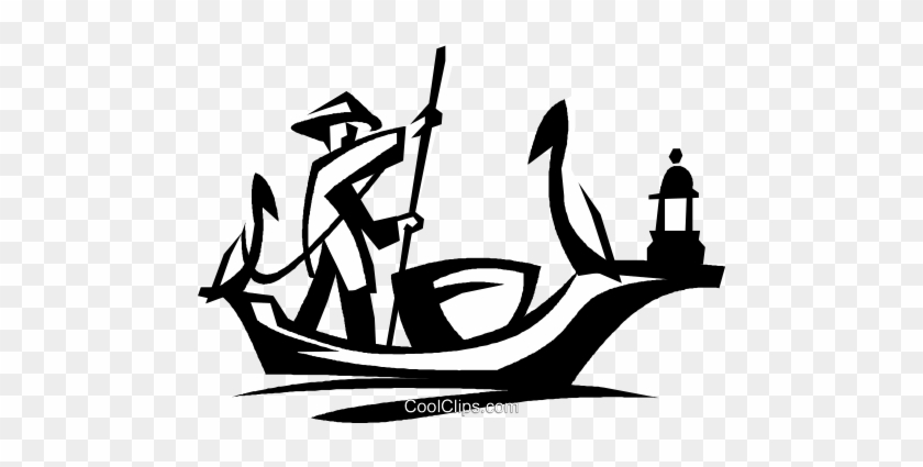 Gondola Royalty Free Vector Clip Art Illustration - Clip Art #860756