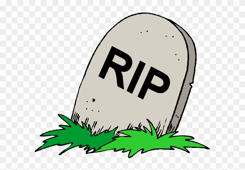 Drawn Headstone Animated - Rip With No Background #860922