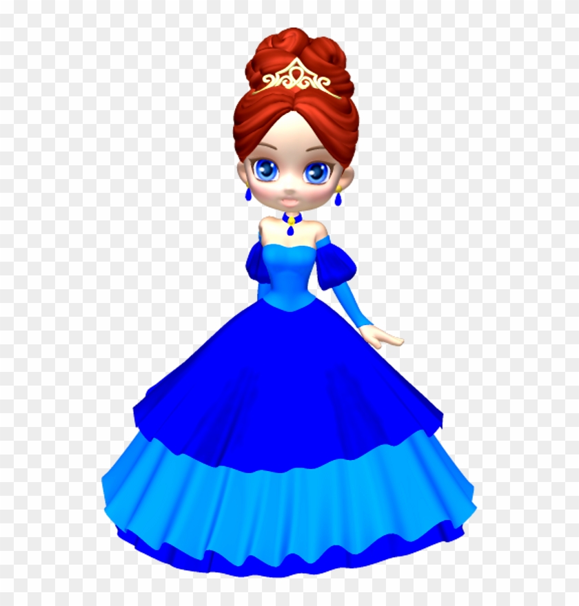 Princess In Blue Poser Png Clipart By Clipartcotttage - Princess Clip Art Png #860934