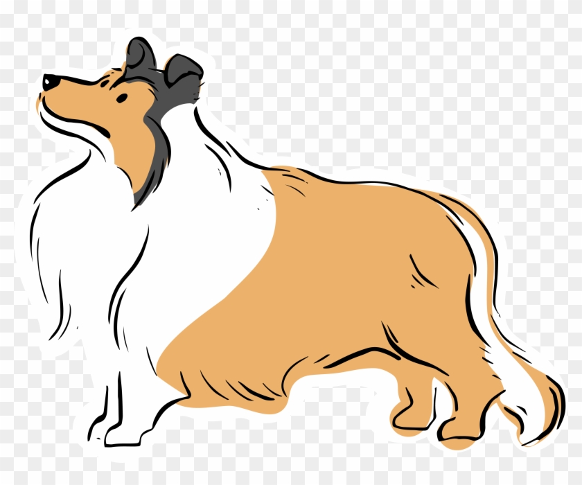 Rough Collie Clipart Dog Free - Mammal #860970