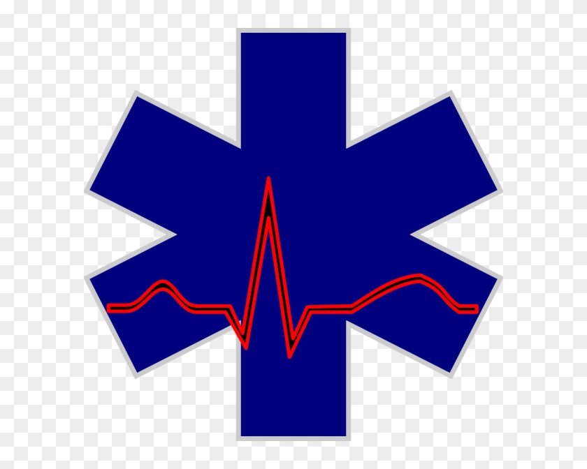 Emt Clip Art At Clker - Red Star Of Life #860998