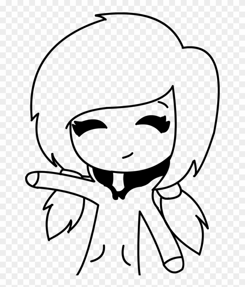 Chibi Line Art Base By Kaimillerlps On Deviantart - Chibi Line Art Base By Kaimillerlps On Deviantart #861044