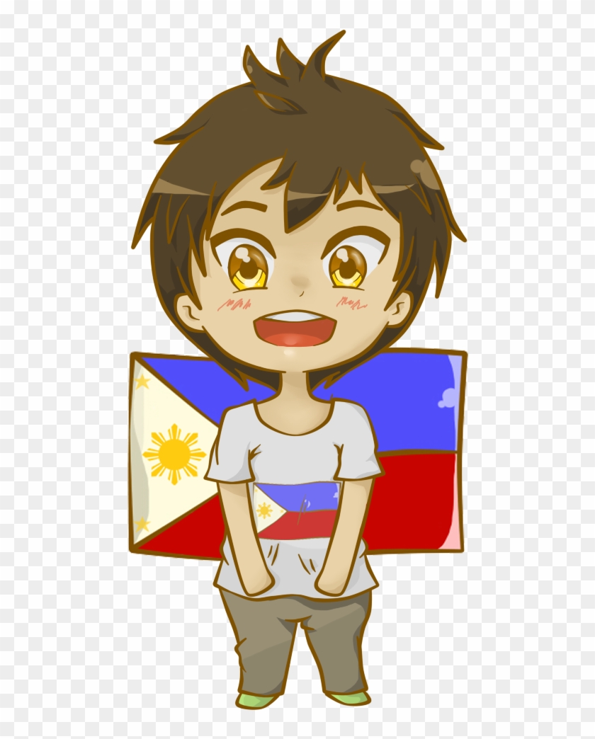 Flag Of The Philippines Chibi Clip Art - Secondary School #861052
