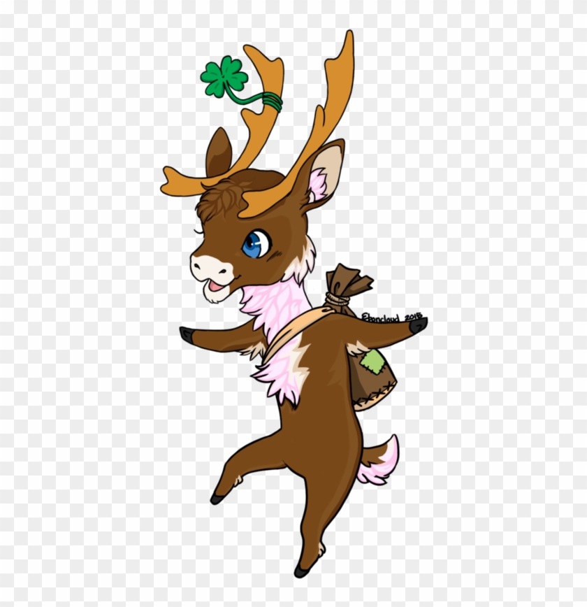 Caribou Chibi By Eboncloud - Cartoon #861055