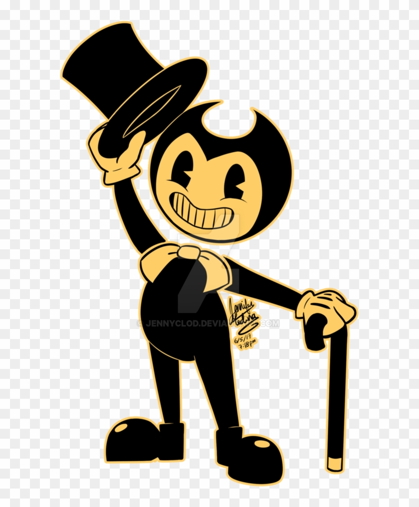 Top Hat Bendy By Jennyclod - Bendy With A Hat #861072
