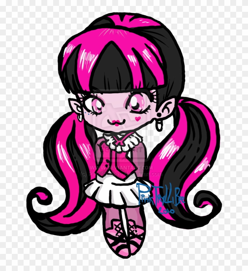 Monster High Draculaura Chibi Clipart - Monster High Draculaura #861093