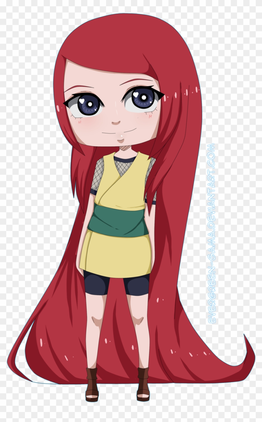 Chibi Kushina By Evergreensama128 Chibi Kushina By - Cartoon #861096