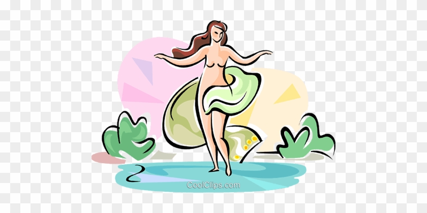 Greek Mythology Aphrodite Royalty Free Vector Clip - Aphrodite Clipart #861111