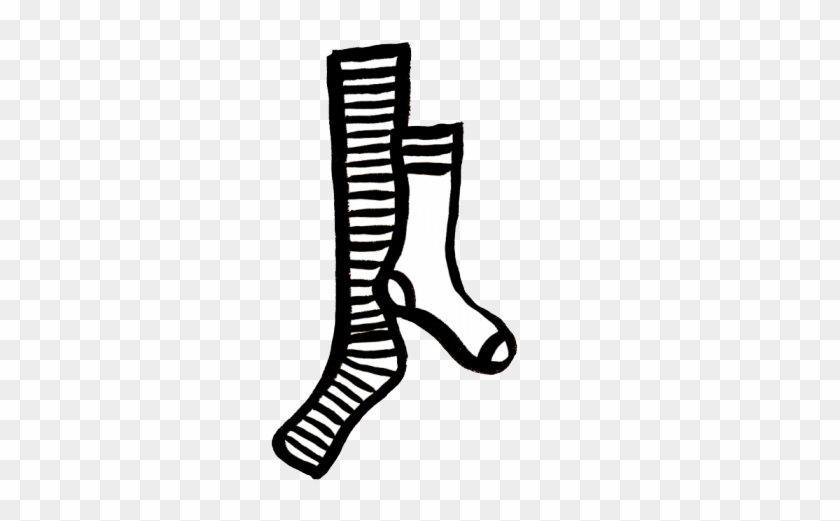 Socks Clipart Mismatched Sock - Clip Art #861188