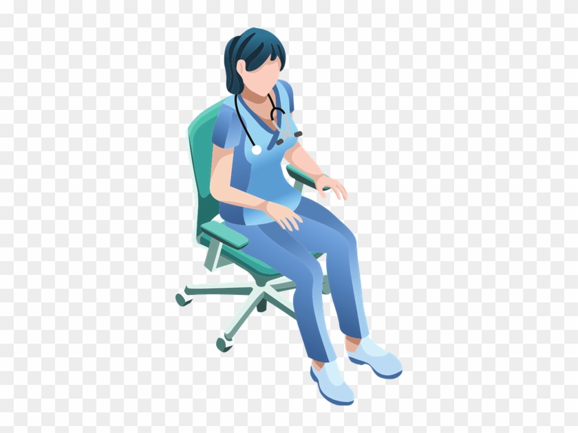 Isometric People Medical - Sitting #861232