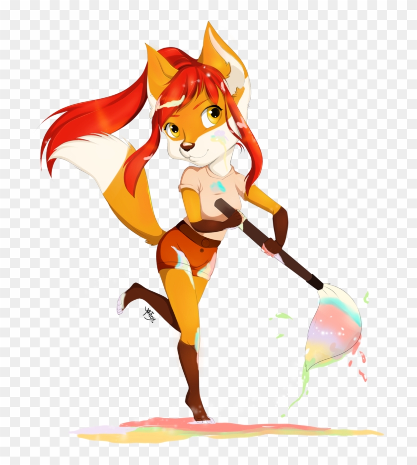 Chibi Fox By Yorifox - Illustration #861280