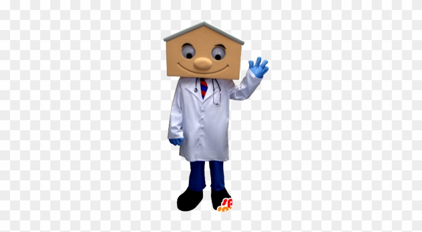 Doctor Mascot Blouse, With A House-shaped Head - House #861286