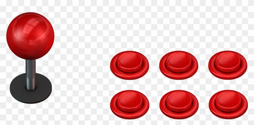 Arcade Joystick And 6 Buttons By D4rk13 - Arcade Control Png #861427