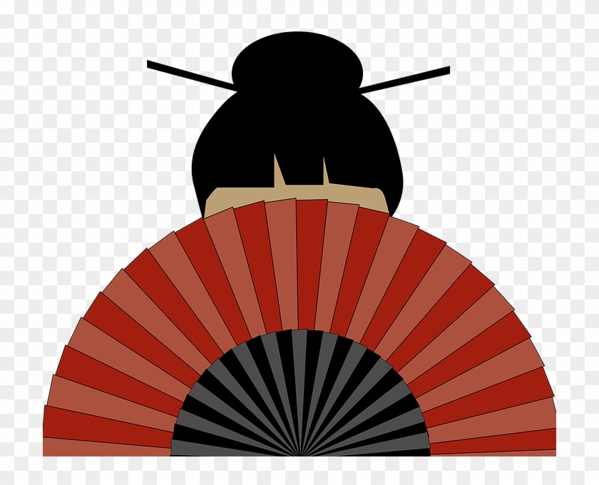 Domain Clipart Geisha Girl - Notebook Designs: Geisha Journal/diary, Blank Paper, #861462