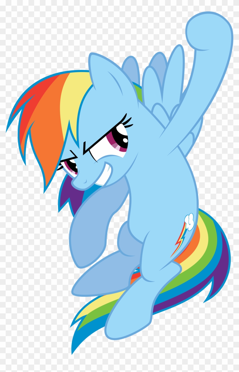 Rainbow Dash Punch Vector By Starshinece - Rainbow Dash #861466