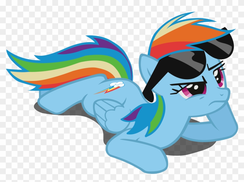 Rainbow Dash Shades Vector Redone By D - Mlp Pictures Of Rainbow Dash #861470