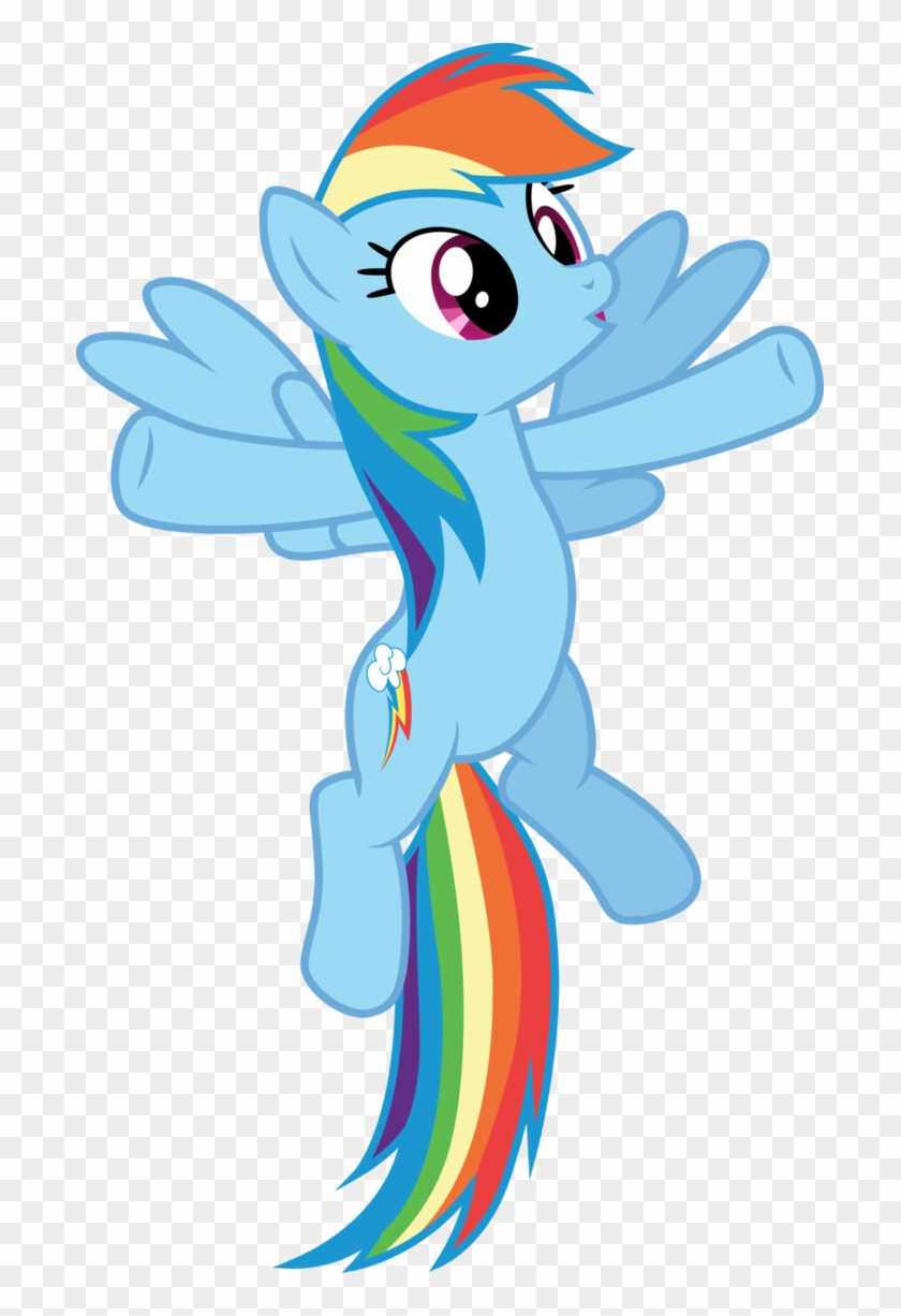 Excited Rainbow Dash By Cloudyglow - Rainbow Dash #861625