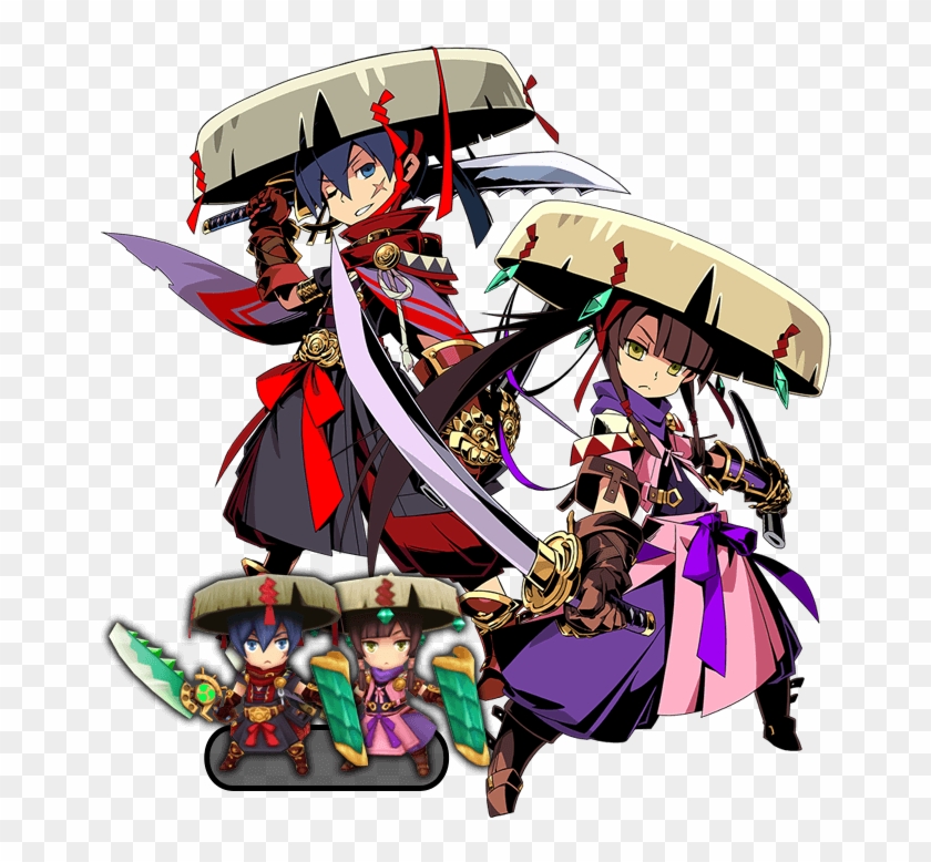 Kimono Ronin Girl - Cartoon #861806