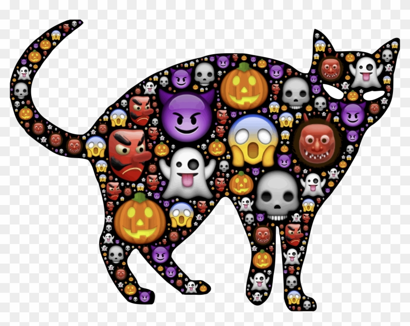 Halloween Cat Clipart - Halloween Cat #861844