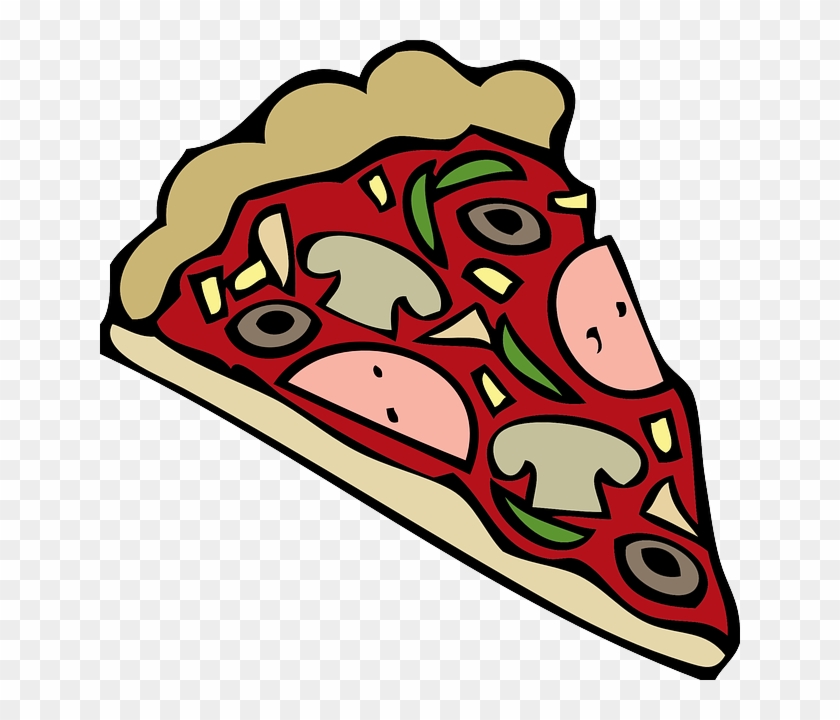 Clipart Of Martin, Animation And Pizza - Pizza Tekening #155800