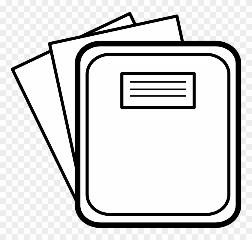 Clipboard Notes Message Office Business Blank Pad - Folders Black And White #155884