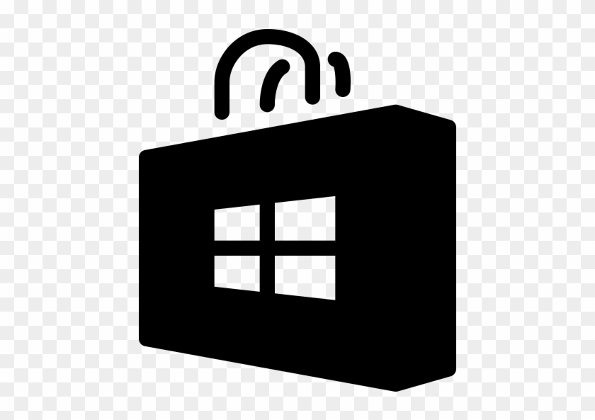 Microsoft Store Icon - White Microsoft Store Icons #155952