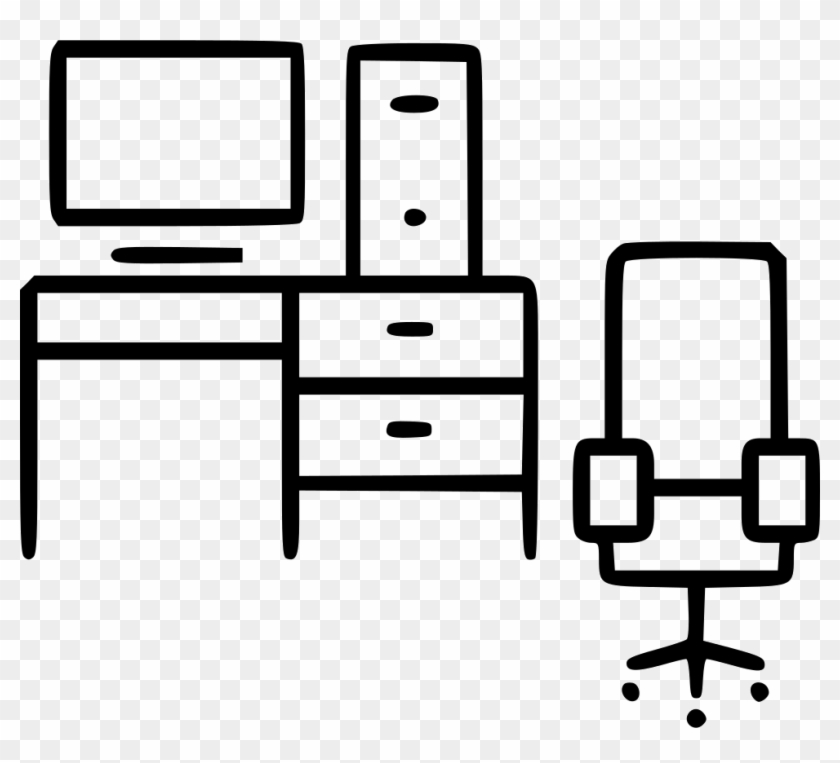 Computer Table Chair Living Room Office Furniture Comments - Icon #155962