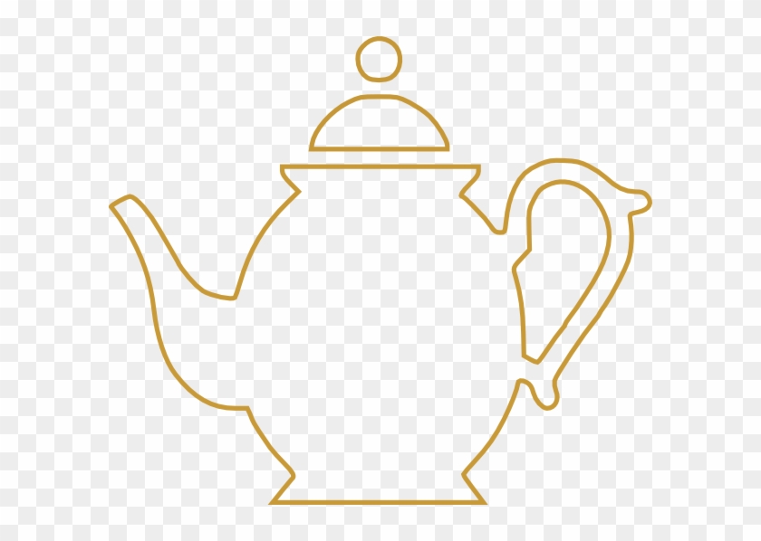 Teapot Clip Art - Tea Pot Line Art #156262