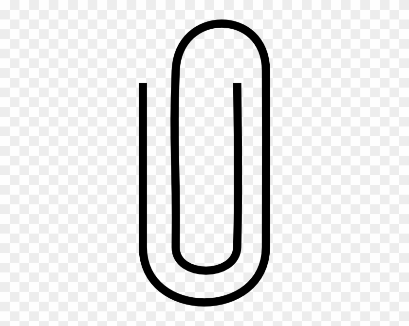 Paper Clip Clipart Black And White #156280