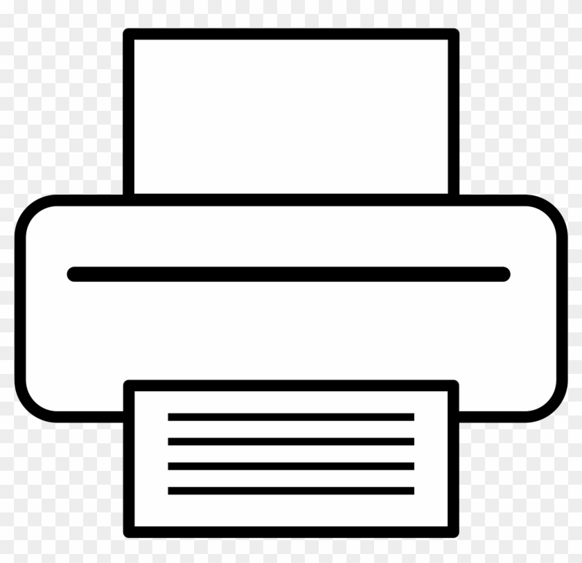 Medium Image - White Printer Icon Png #156390