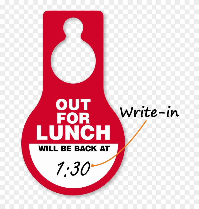 Out To Lunch Signs Out Of Office Signs Clipart - Caution (blank), Dry Erase Aluminum 40 Mil Sign, 14" #156451