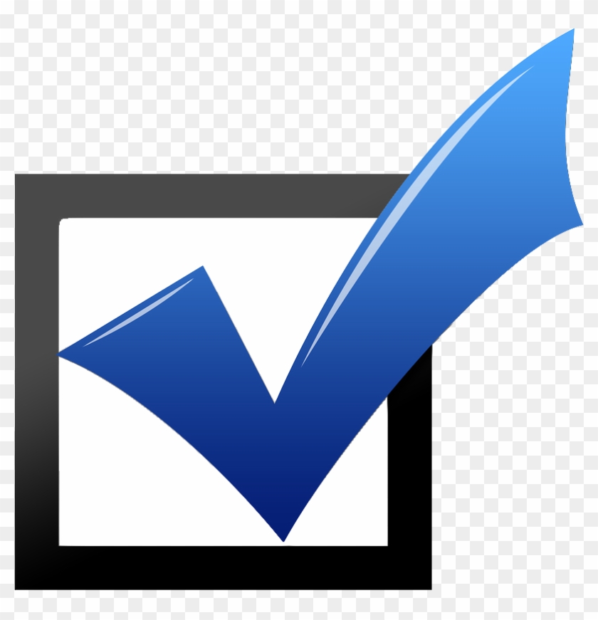 Check Mark Symbol Powerpoint - Blue Check Mark #156483