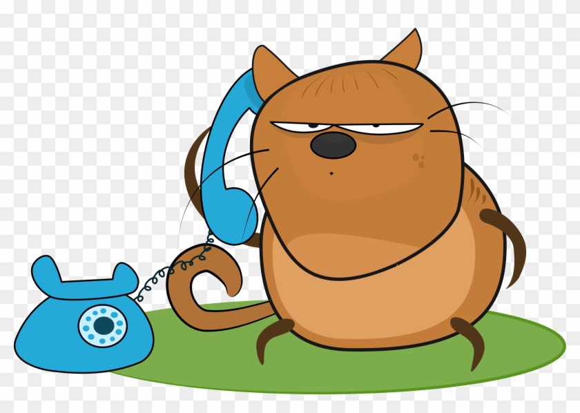 Talking Animals Clipart - Talk On Phone Clip Art #156522