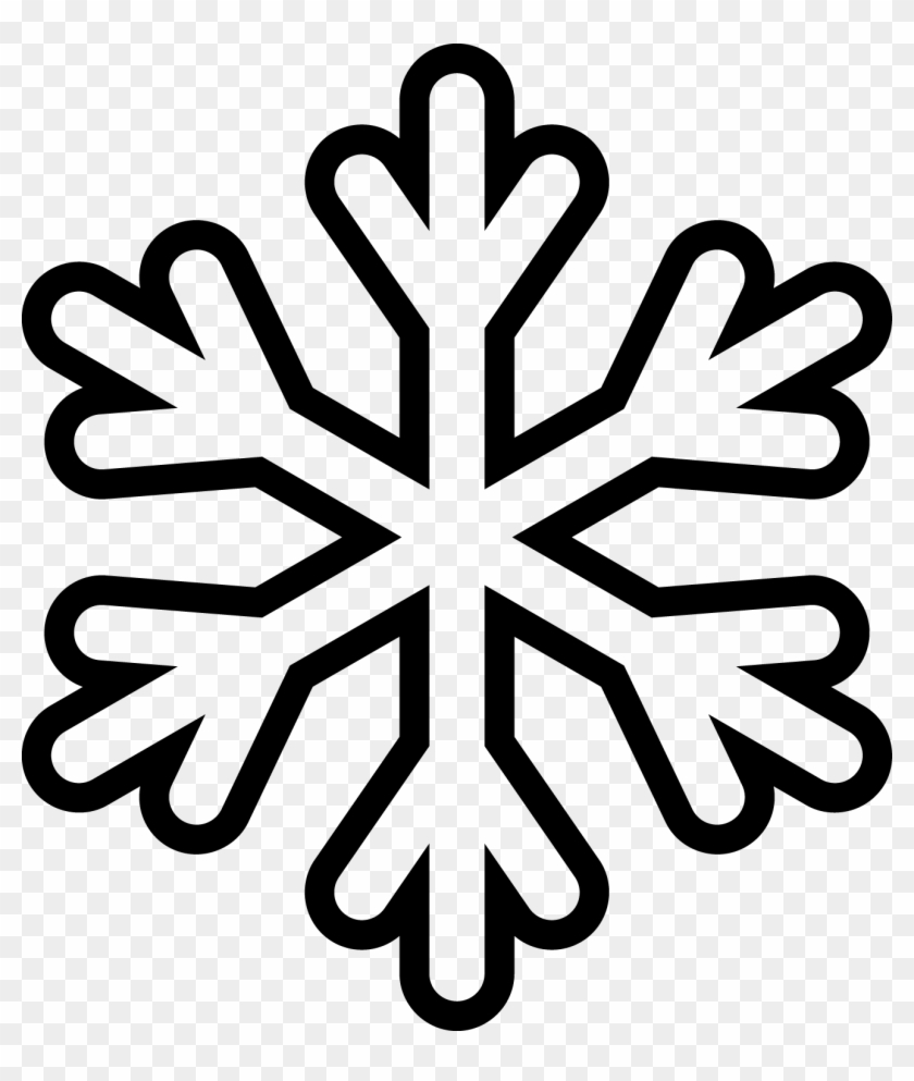 Snowflake Clipart Outline Xigkkle5t - Snowflake Coloring Pages #156591