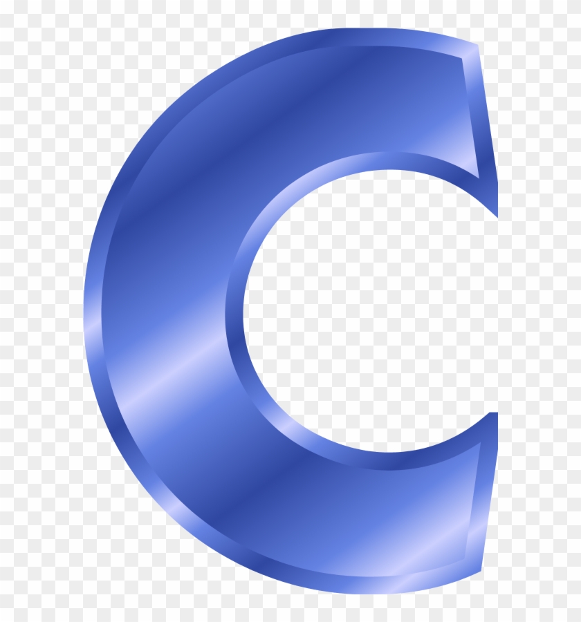Letter C Clip Art - Letter C Color Blue #156599