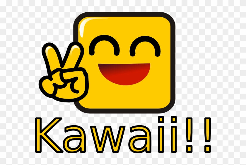 Kawaii Clip Art Kawaii Peace Sign Face Free Transparent Png