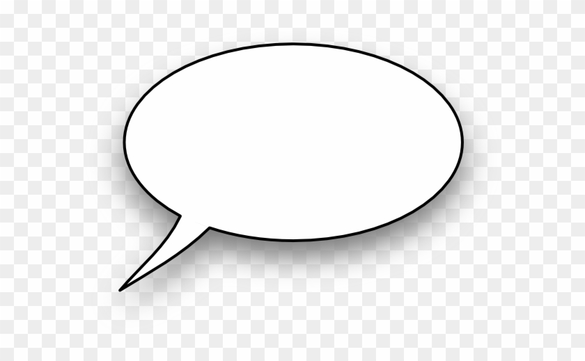 Cartoon,speech Bubble Clip Art - White Speech Bubble Png #156720