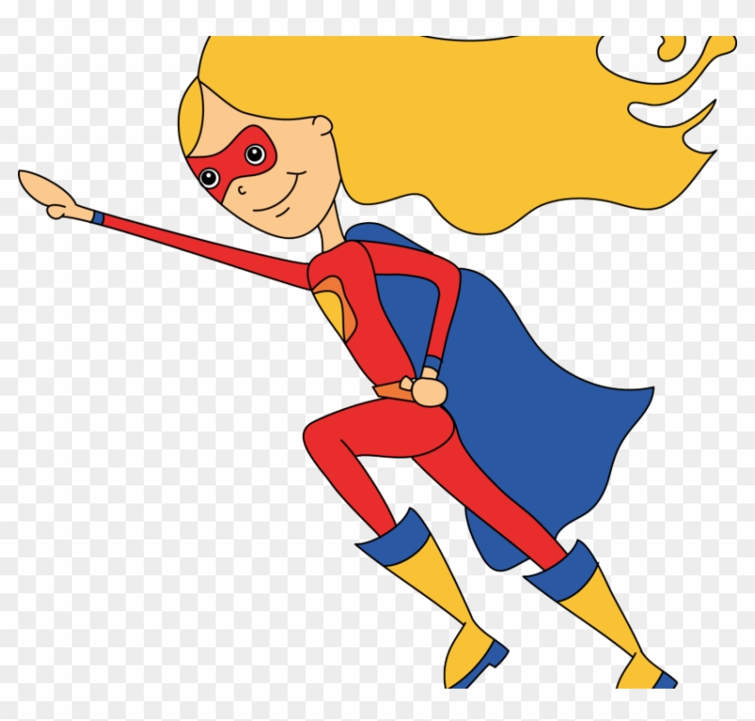 Impressive Idea Superhero Clip Art Girl Super Hero - Superwoman Clipart #156733