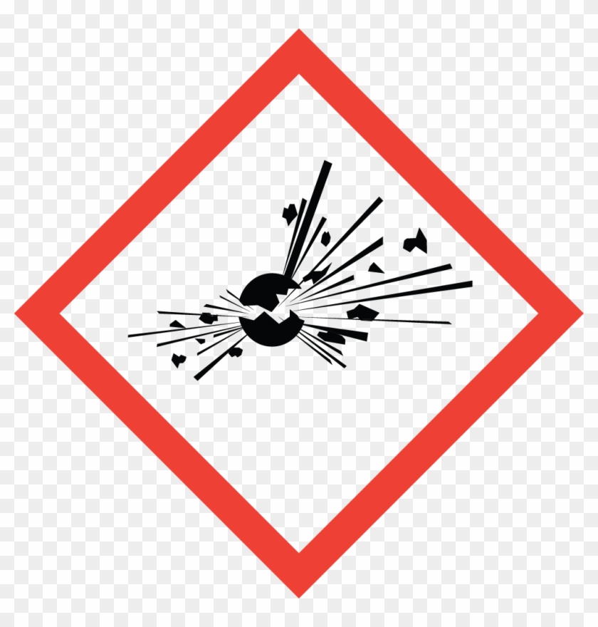 Exploding Bomb - Ghs Pictograms Explosive #156796