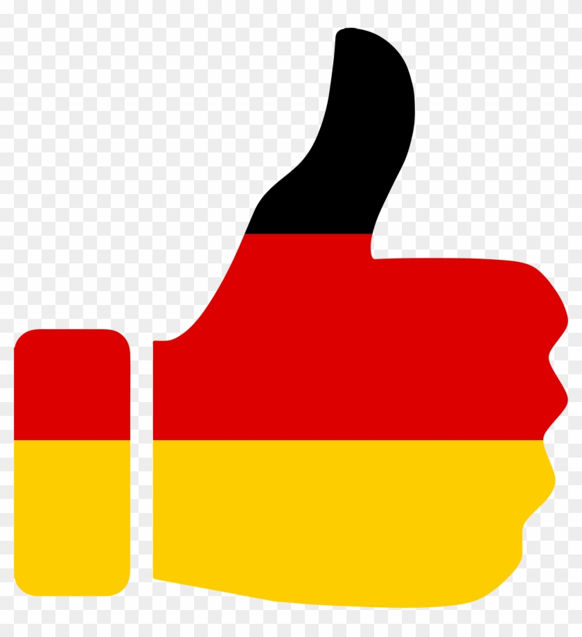 Free Clipart Thumbs Up Image 3 - German Flag Thumbs Up #156971