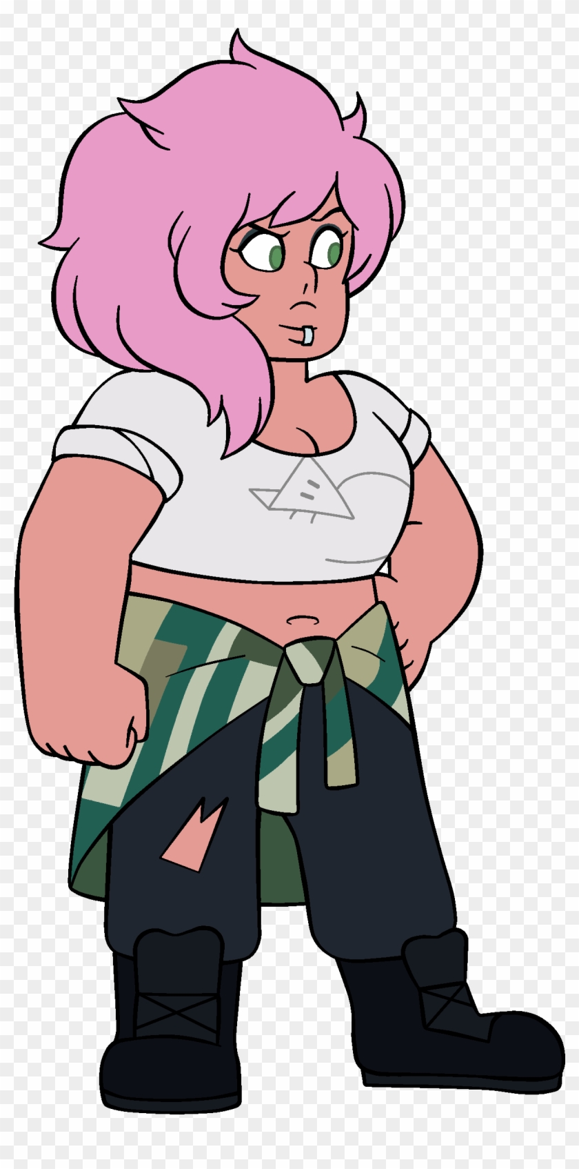 Pink Hair Clipart Rocker - Mystery Girl Steven Universe #157467