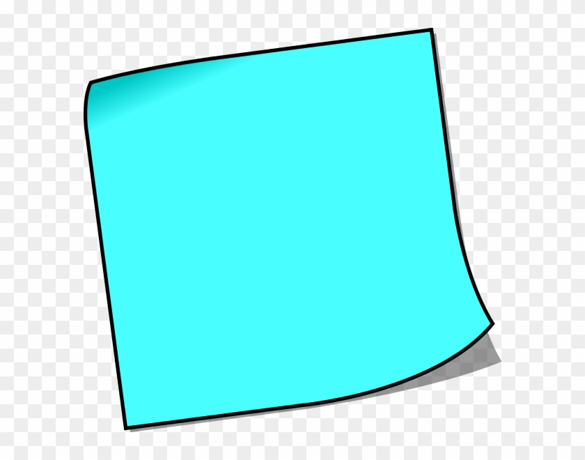 Blank Post It Clipart - Blank Sticky Note Clipart #157486