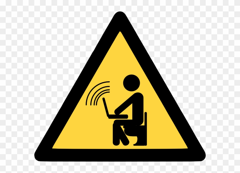 Wireless Wifi Hotspot Clip Art S1bigl Clipart - High Temperature Hazard Symbol #157516
