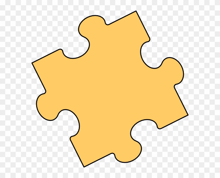 Yellow Jigsaw Clip Art - Want #157626