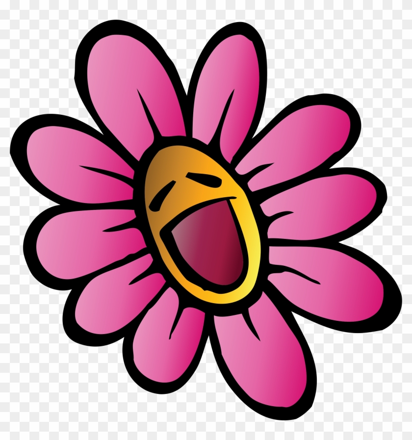 Big Image - Clip Art Happy Flowers #157855