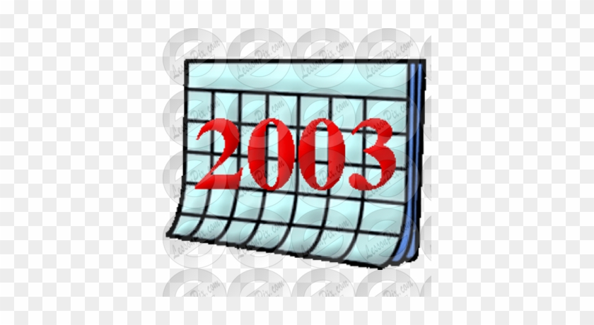 Calendar 2003 Picture - 2005 Clip Art #158119